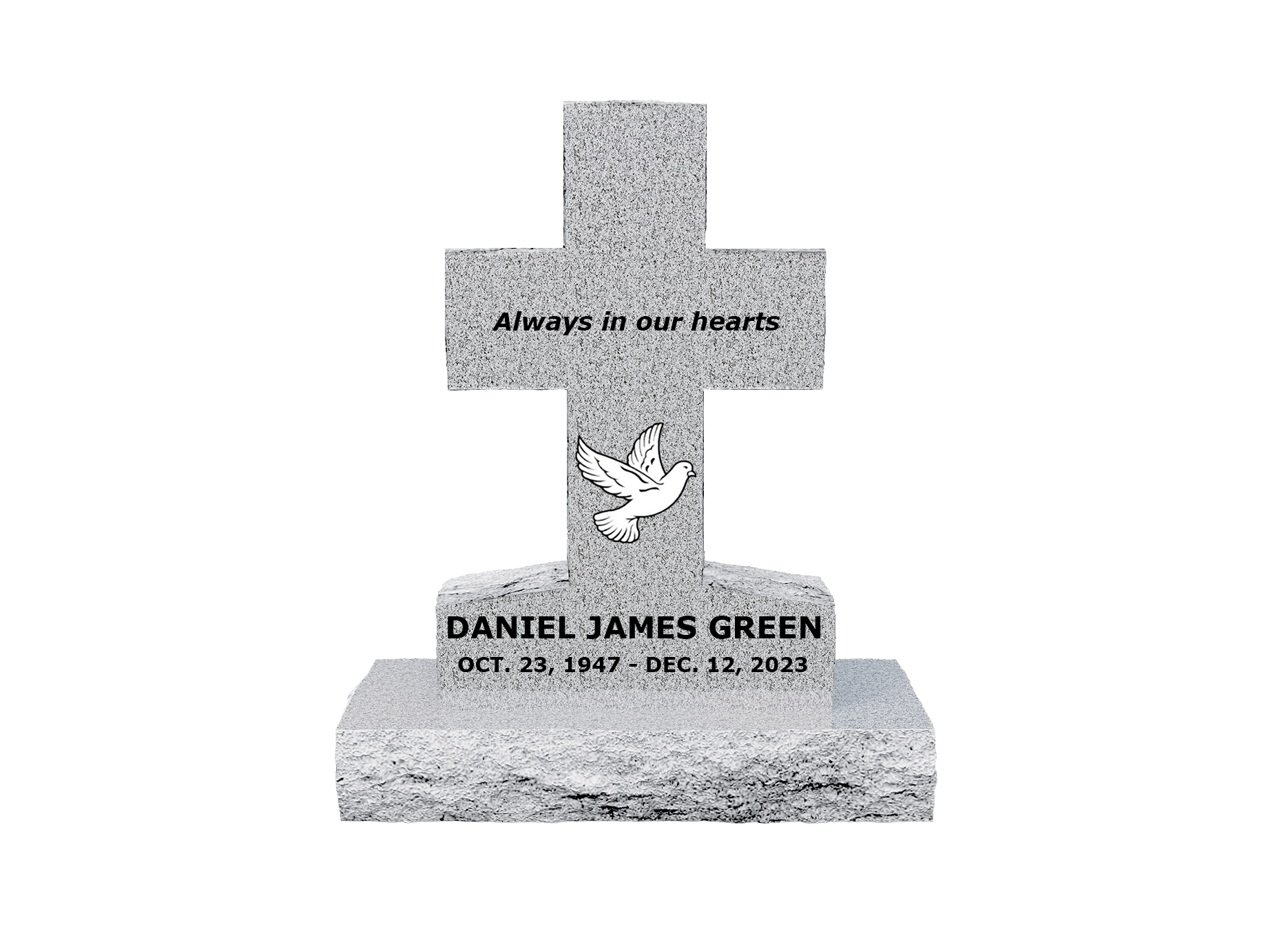 UPRIGHT CROSS (GRAY)