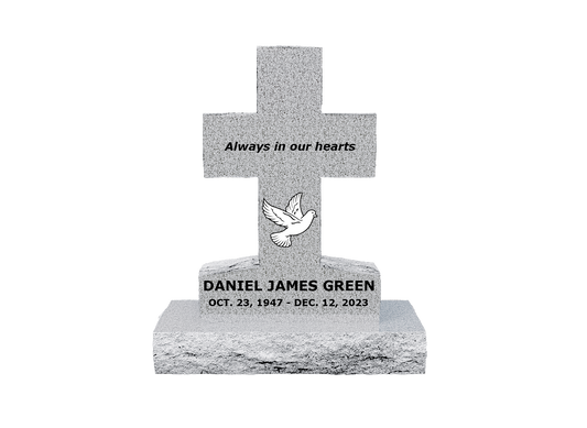 UPRIGHT CROSS (GRAY)