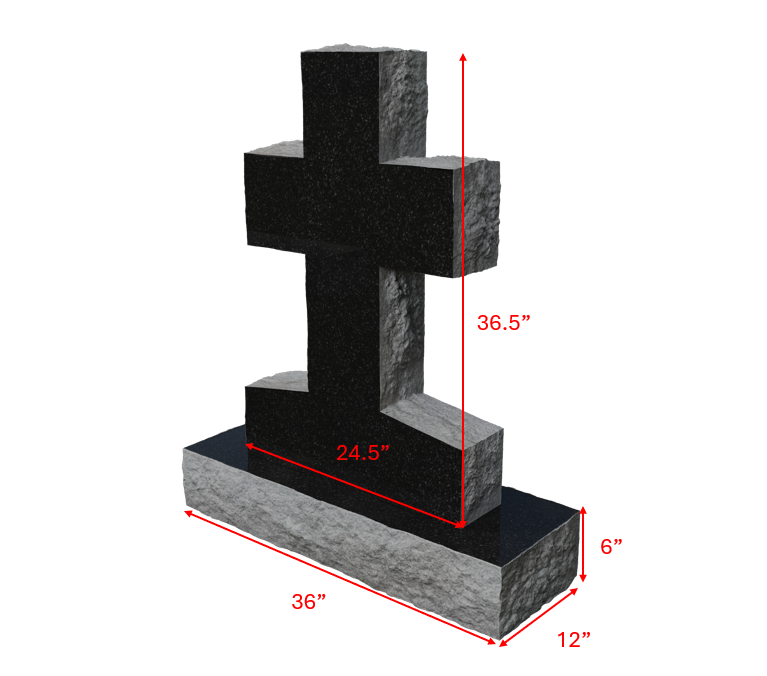 UPRIGHT CROSS (BLACK)
